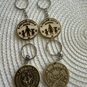 Nyckelring med färdigt motiv