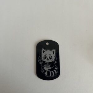 Svart Dog tag